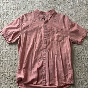 Vans Casual Pink Button-Down Shirt Mens XL